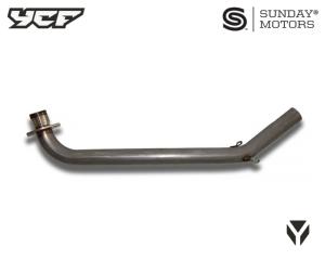 FLAT TRACK EXHAUST PIPE (GOES UNDER THE FRAME)