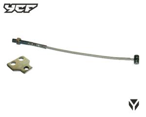 REAR BRAKE PEDAL CABLE WITH SHEATH L=125mm